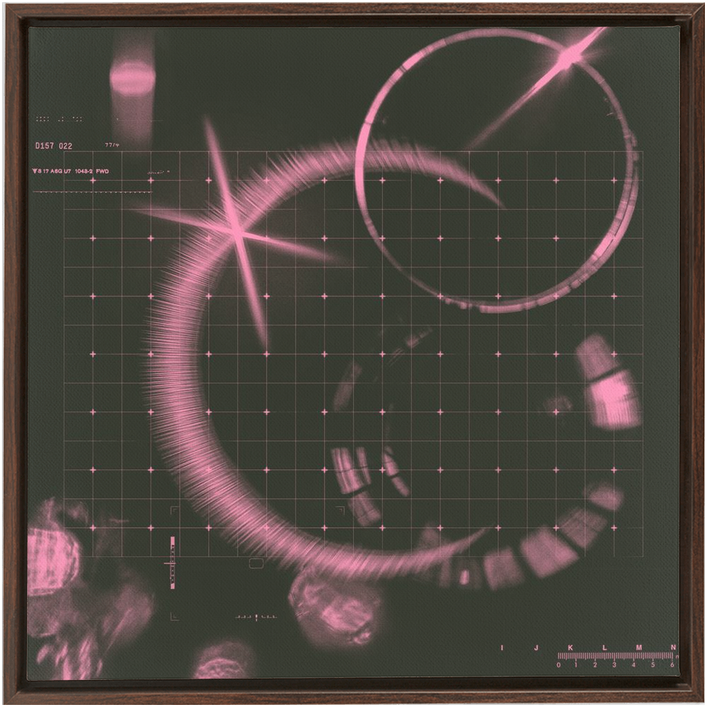 Canvas Print: "Disrupted Unity 007"