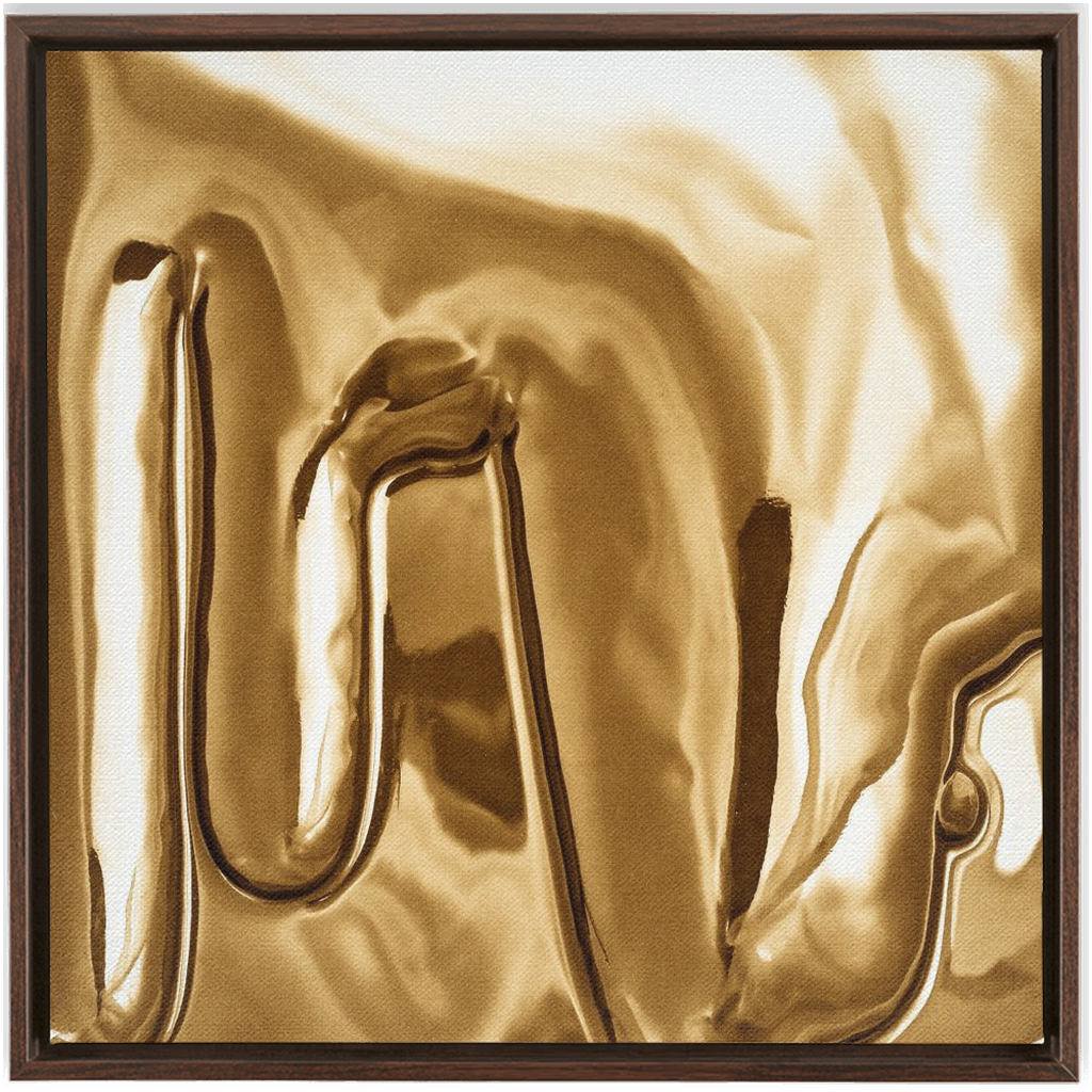Canvas Print: "Gold Drip"