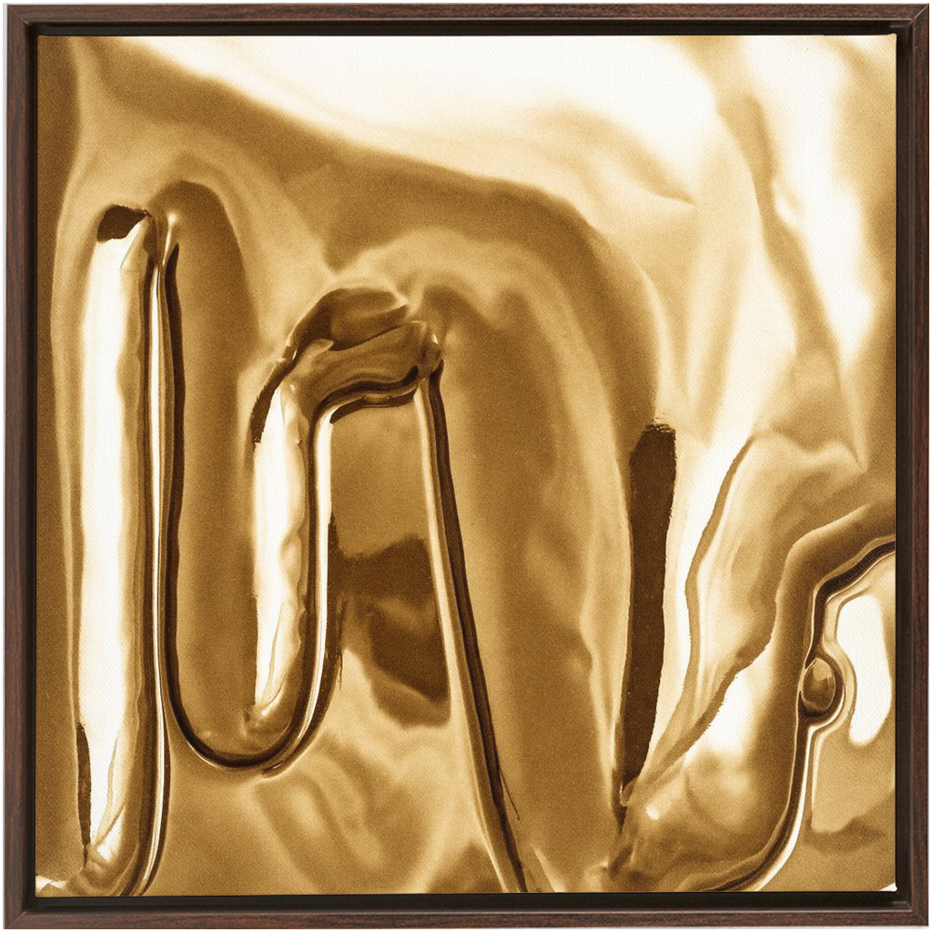 Canvas Print: "Gold Drip"