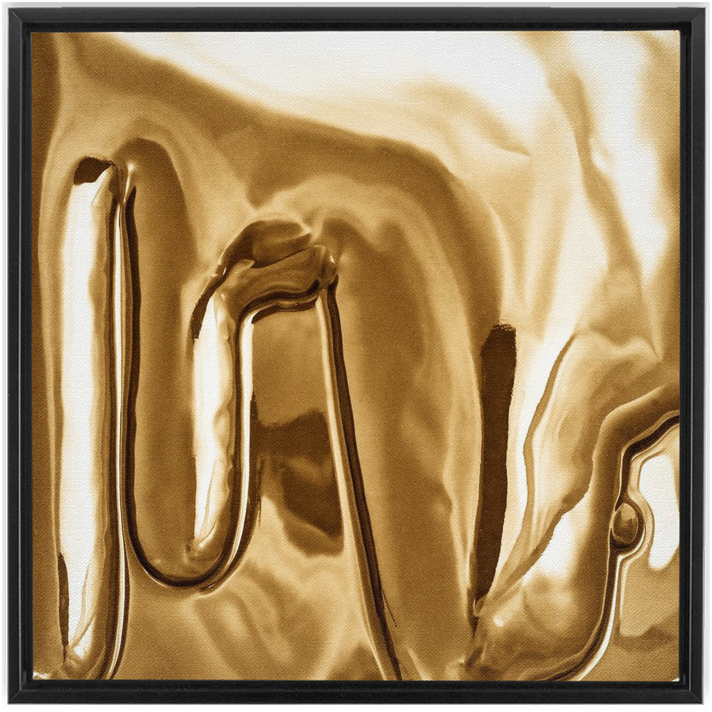 Canvas Print: "Gold Drip"