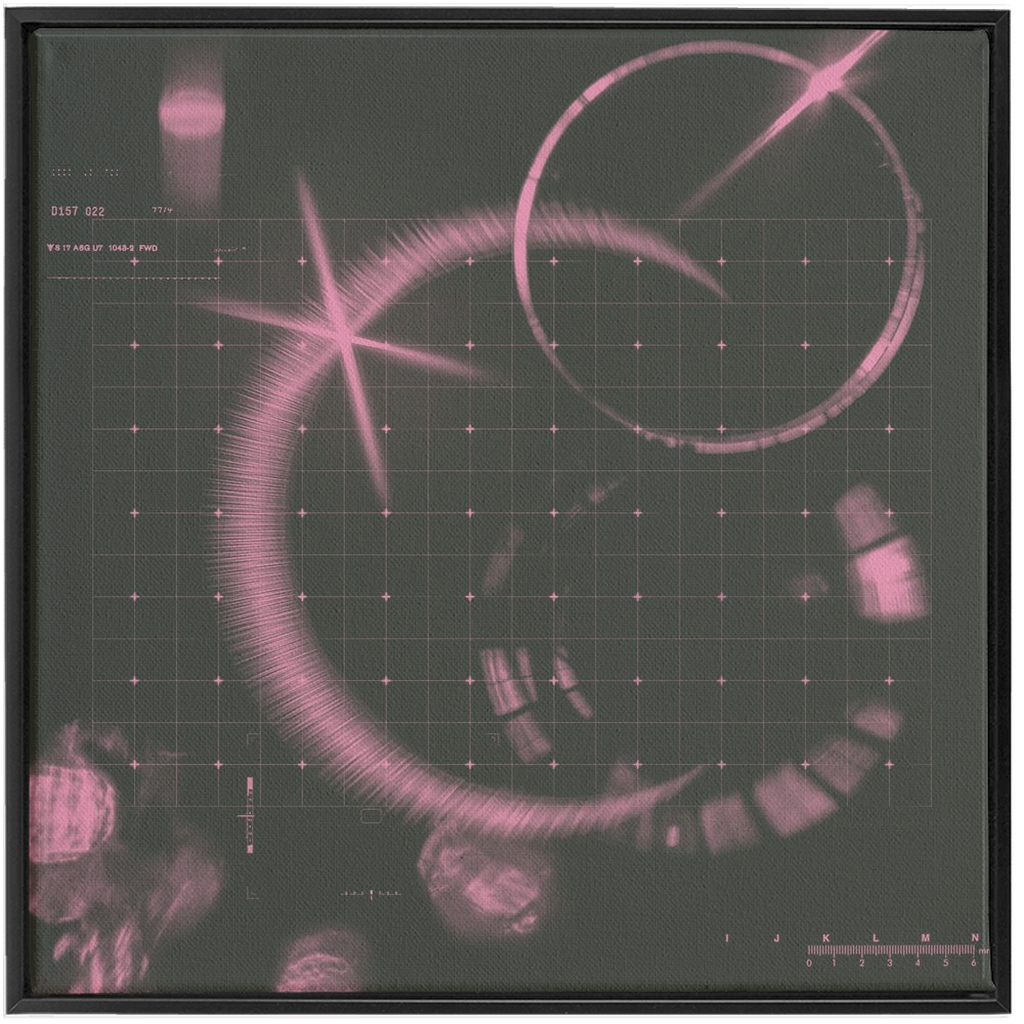 Canvas Print: "Disrupted Unity 007"