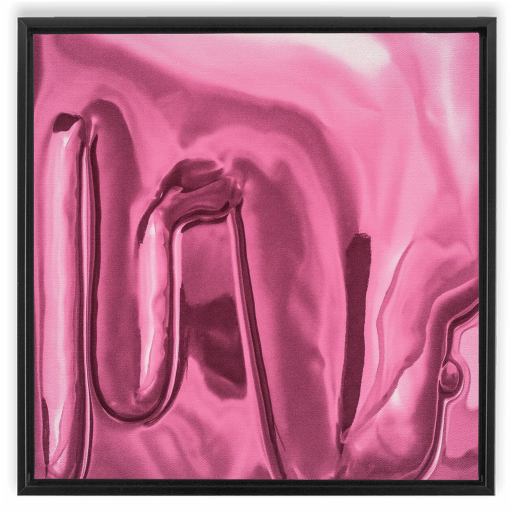 Canvas Print: "Light Pink Drip"