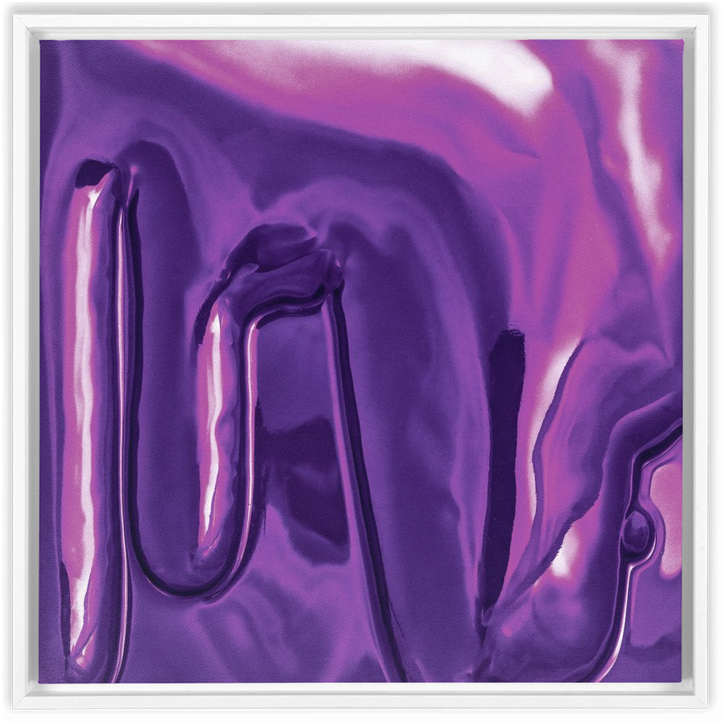 Canvas Print: "Purple Drip"