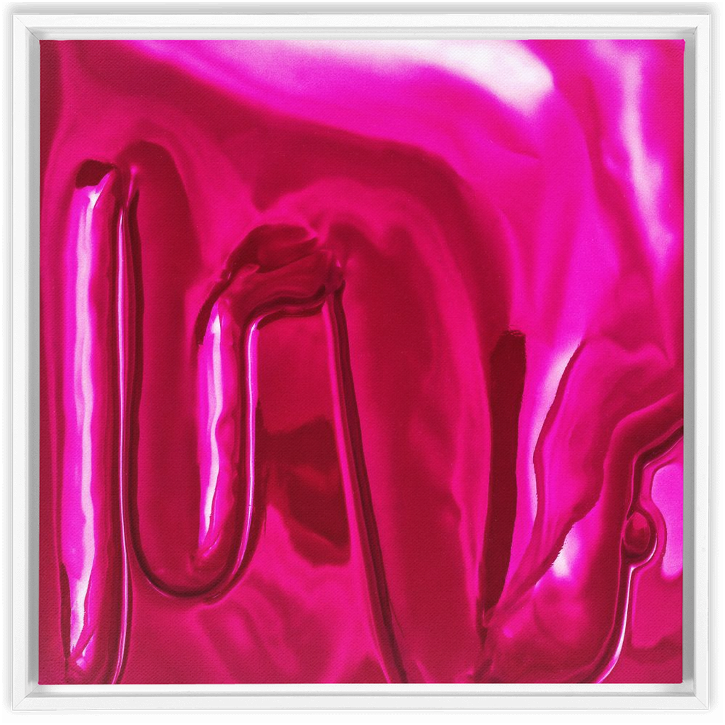 Canvas Print: "Pink Drip"