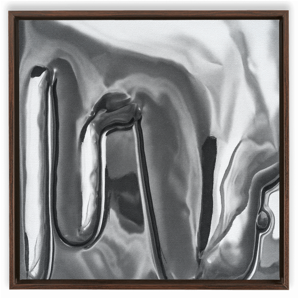Canvas Print: "Chrome Drip"