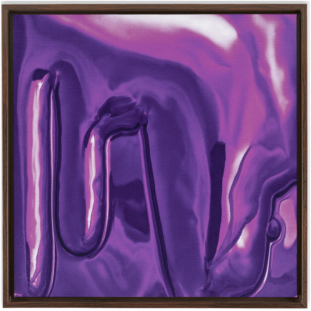 Canvas Print: "Purple Drip"