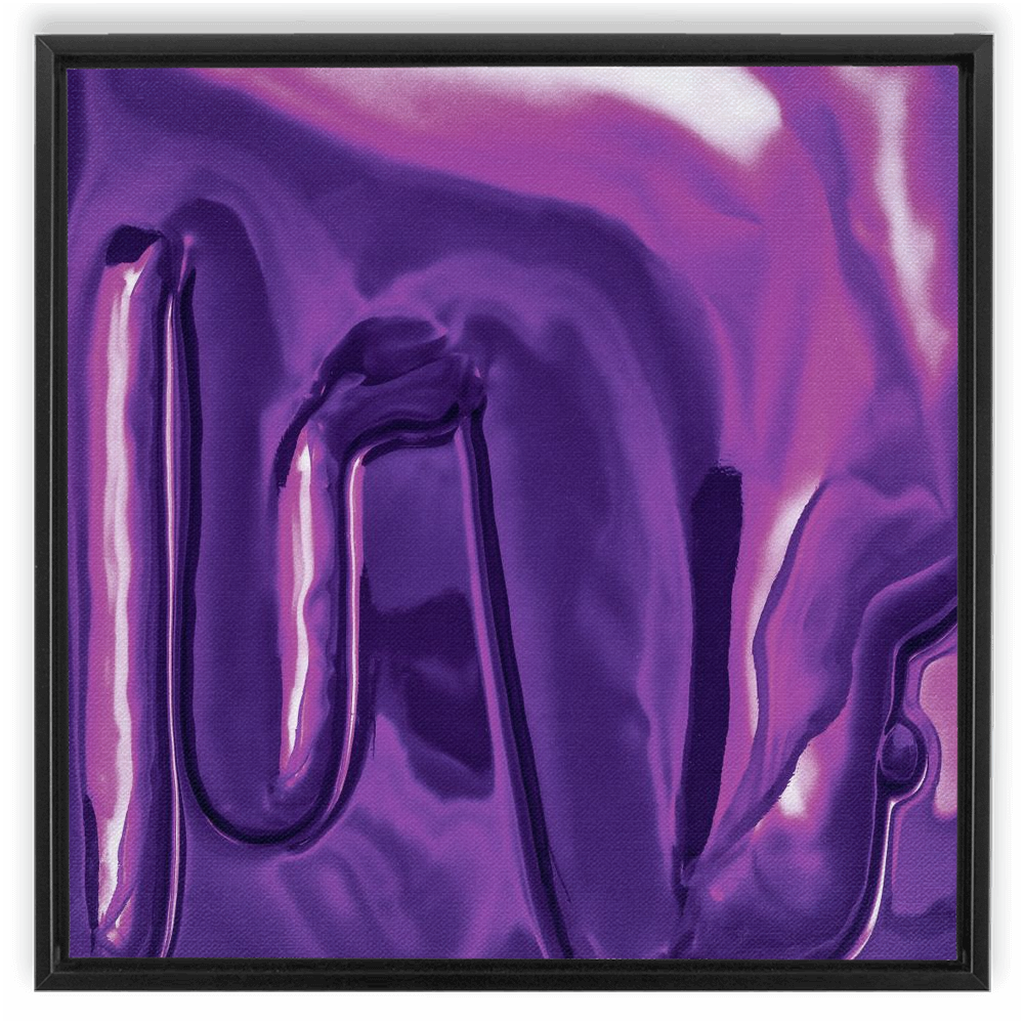 Canvas Print: "Purple Drip"