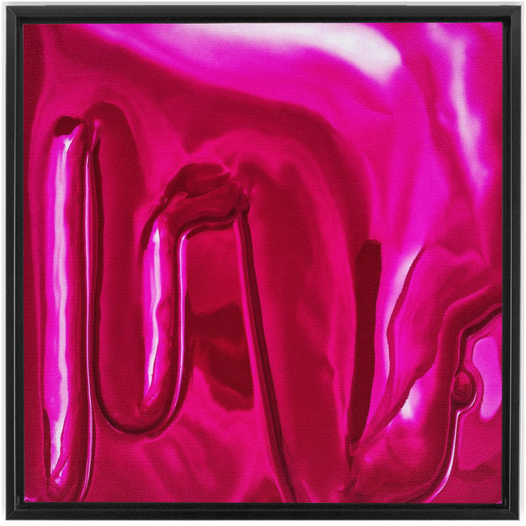 Canvas Print: "Pink Drip"