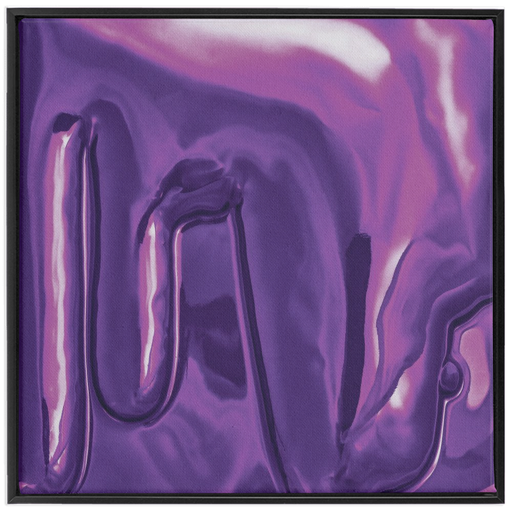 Canvas Print: "Purple Drip"