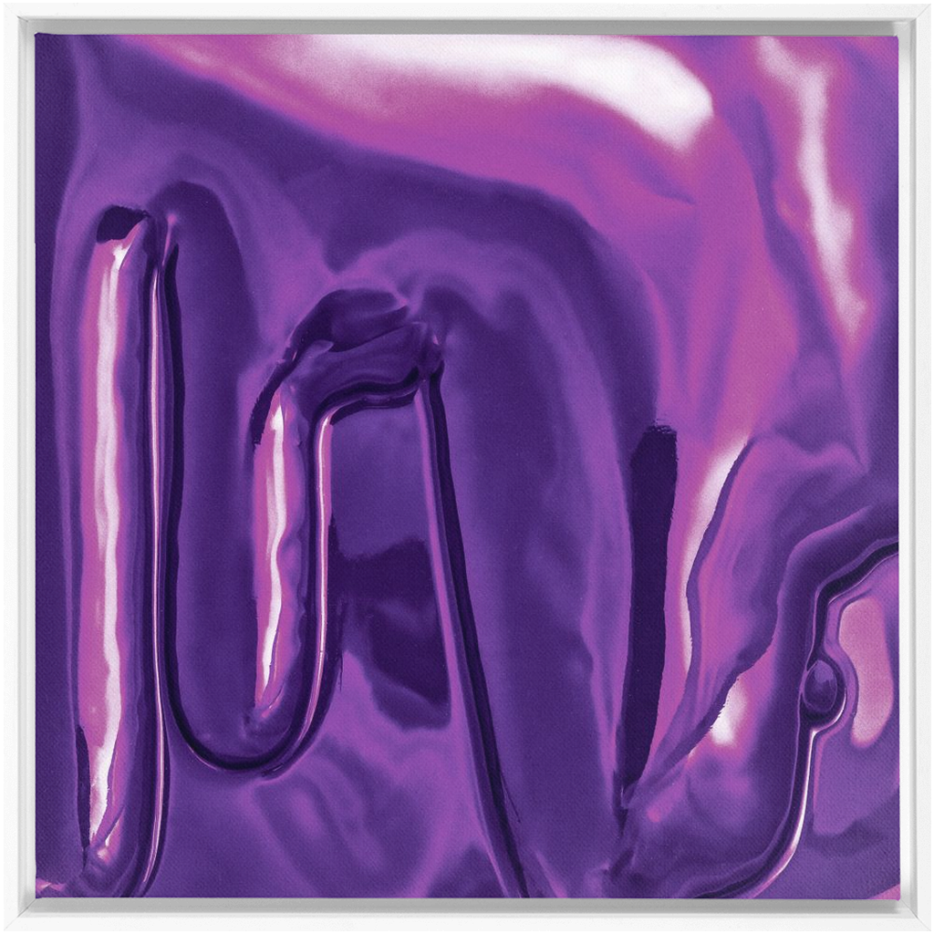 Canvas Print: "Purple Drip"