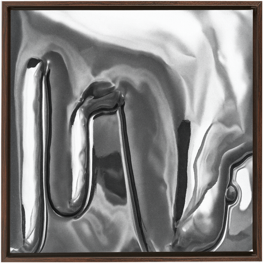 Canvas Print: "Chrome Drip"