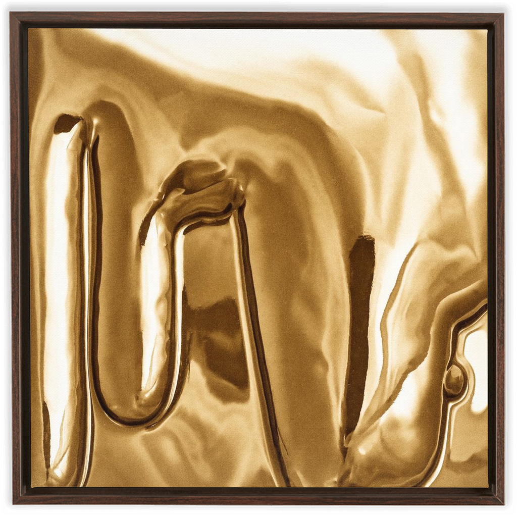 Canvas Print: "Gold Drip"
