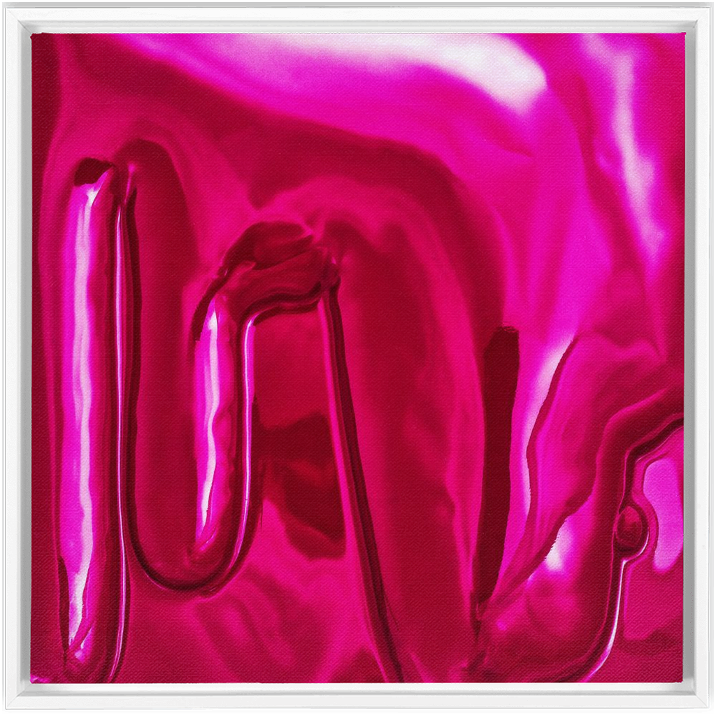 Canvas Print: "Pink Drip"