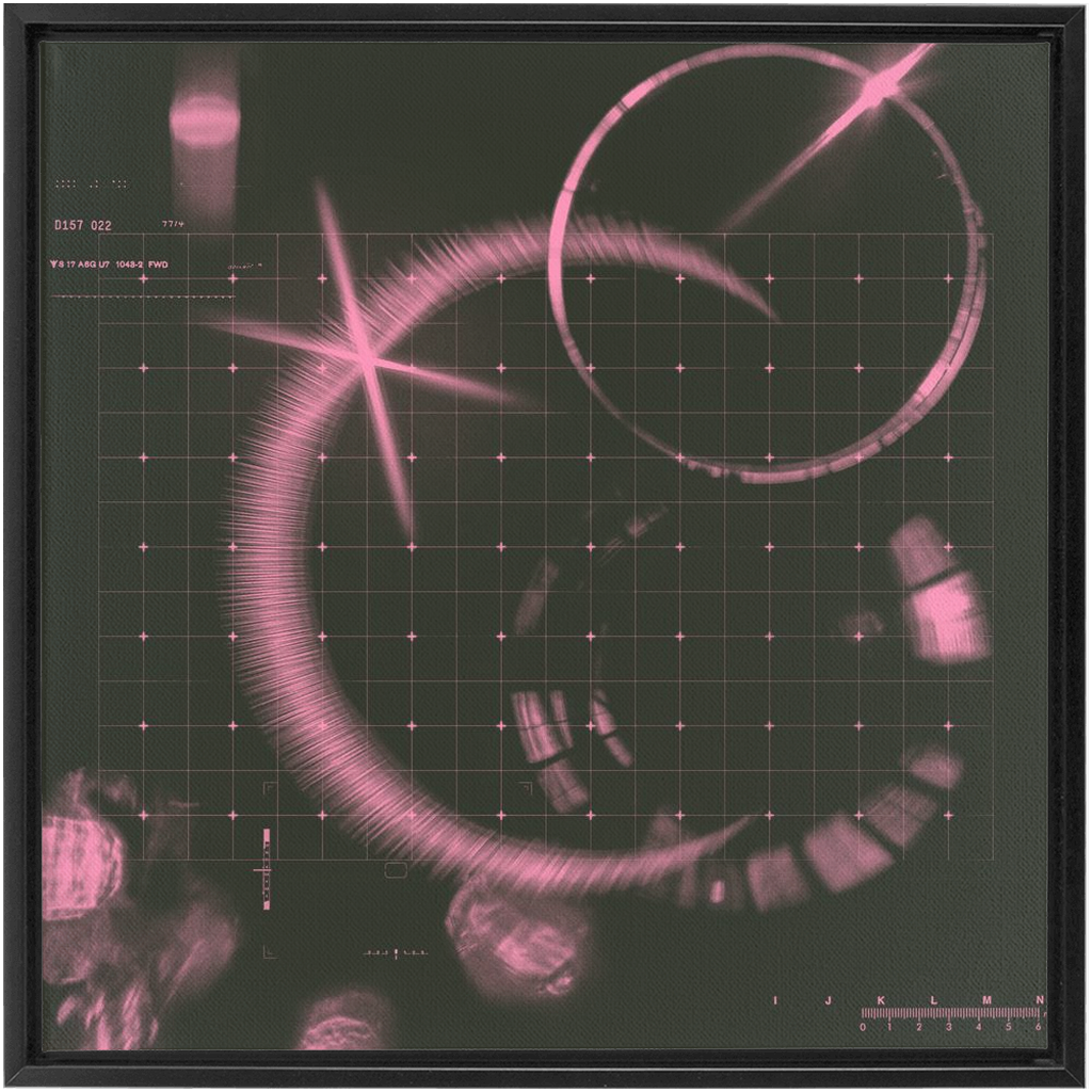 Canvas Print: "Disrupted Unity 007"