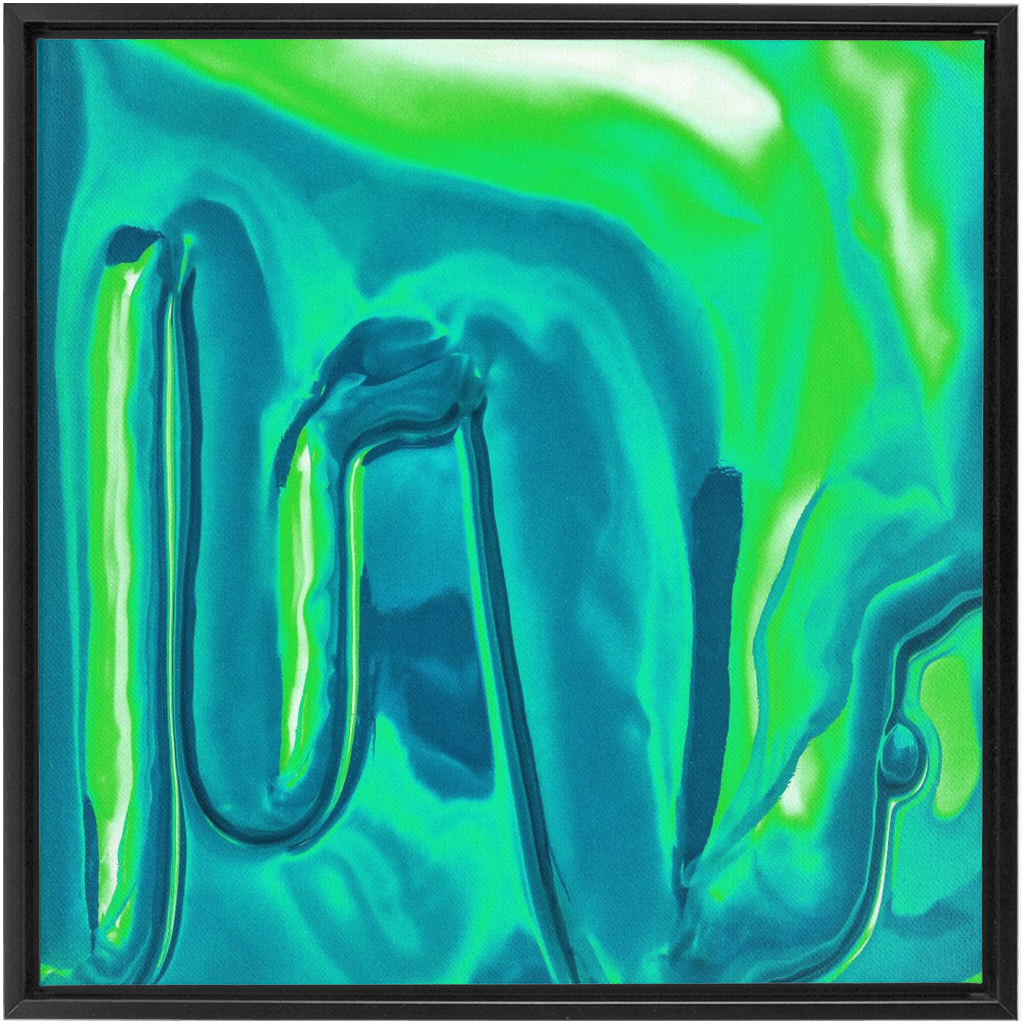 Canvas Print: "Greeeen Drip"