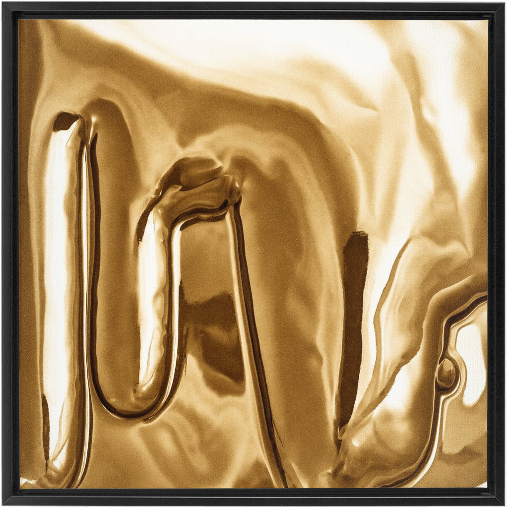 Canvas Print: "Gold Drip"