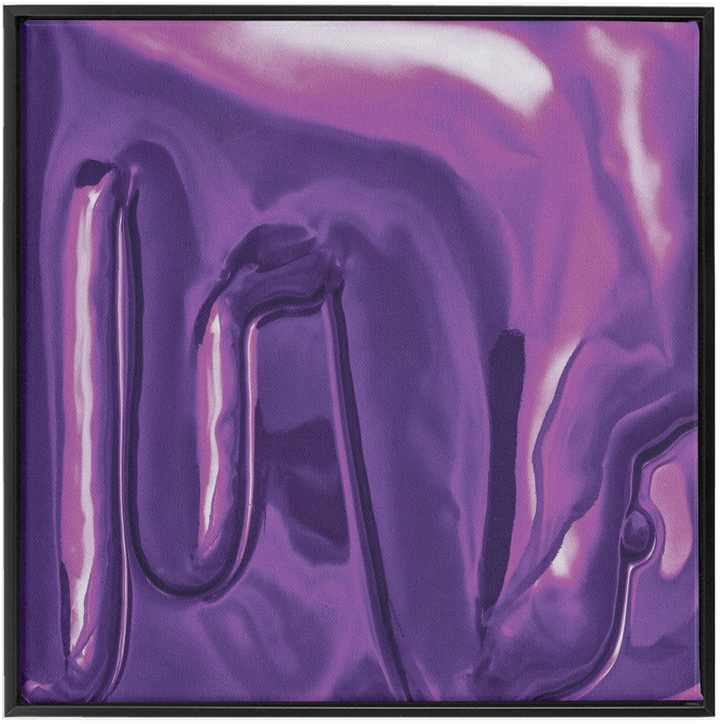 Canvas Print: "Purple Drip"
