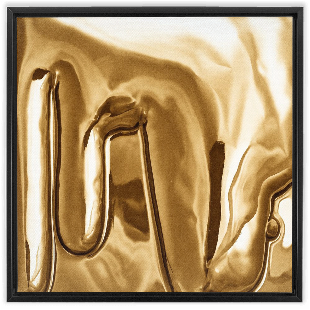 Canvas Print: "Gold Drip"