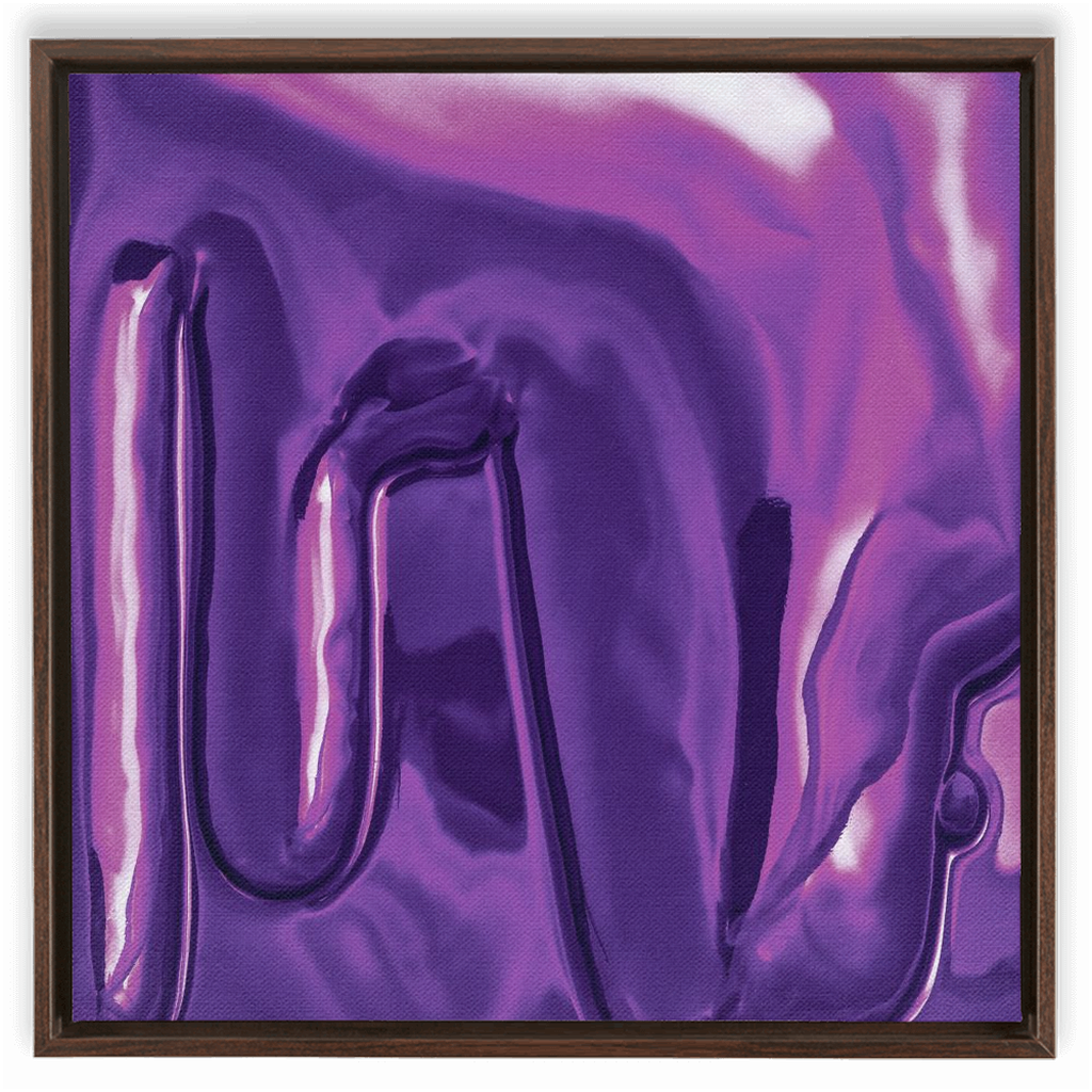 Canvas Print: "Purple Drip"