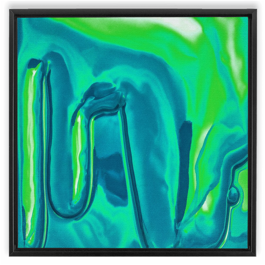 Canvas Print: "Greeeen Drip"