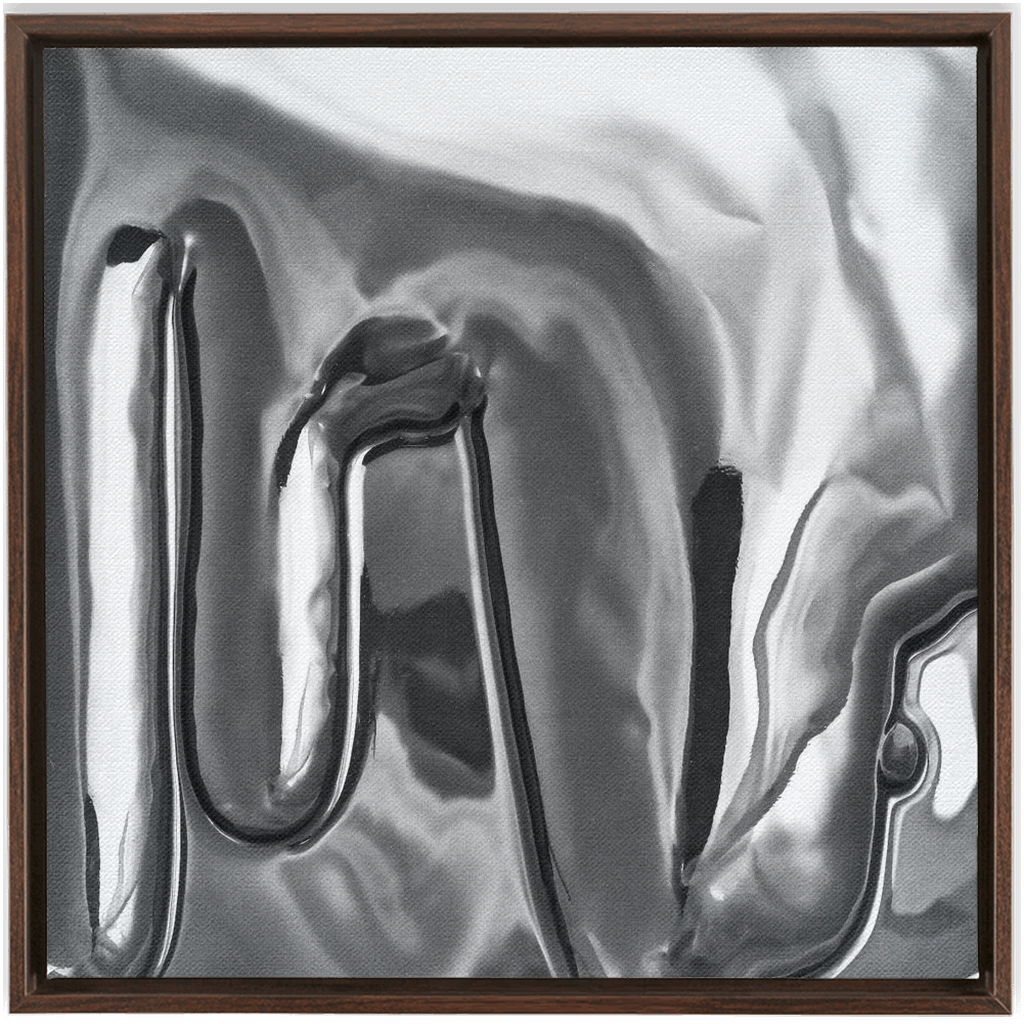Canvas Print: "Chrome Drip"