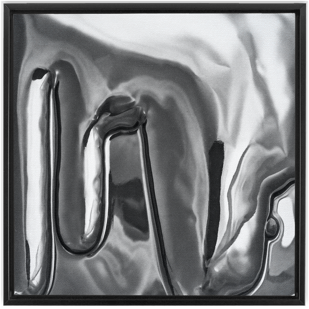 Canvas Print: "Chrome Drip"