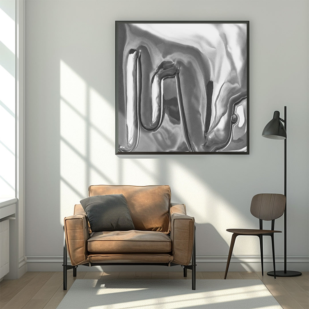 Canvas Print: "Chrome Drip"