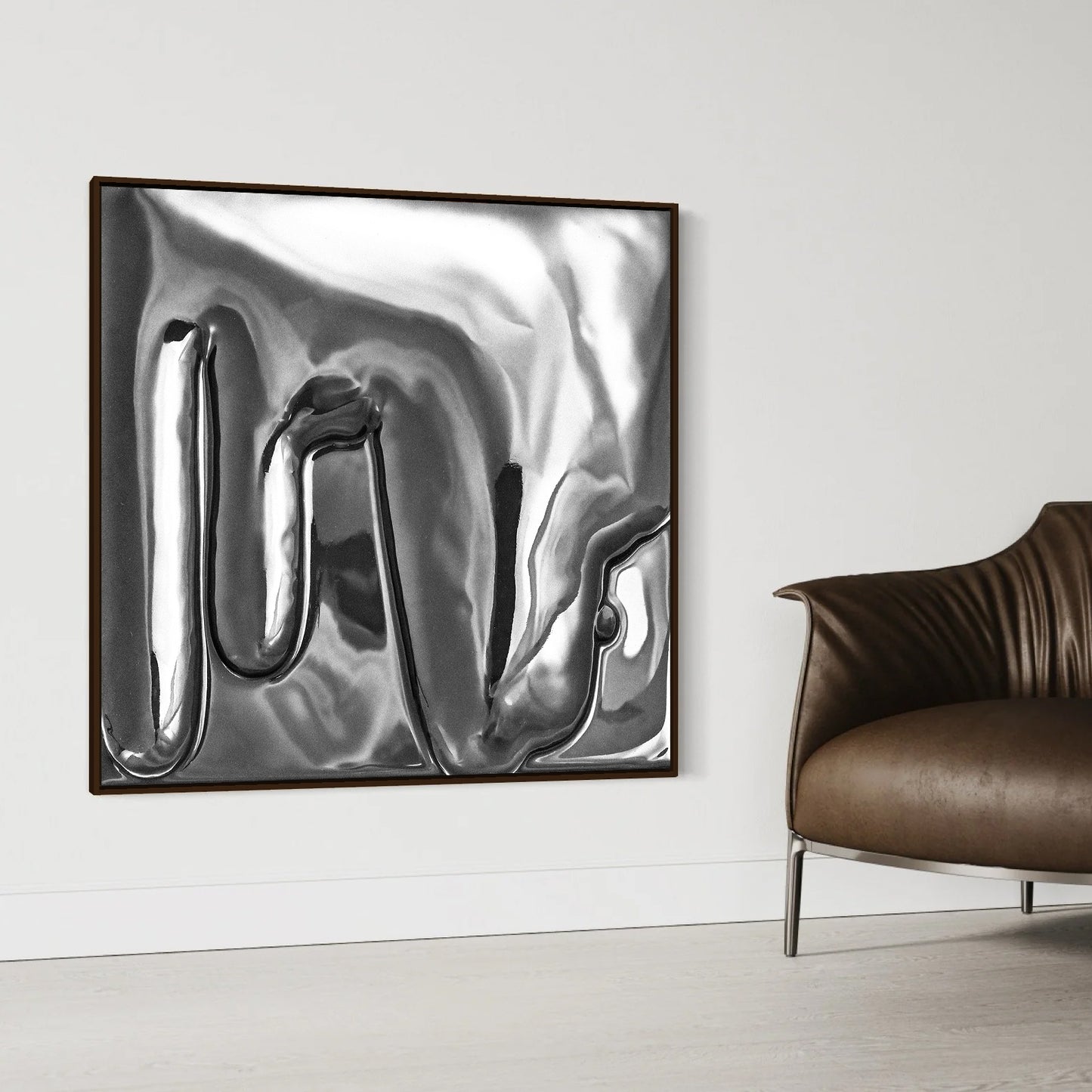 Canvas Print: "Chrome Drip"