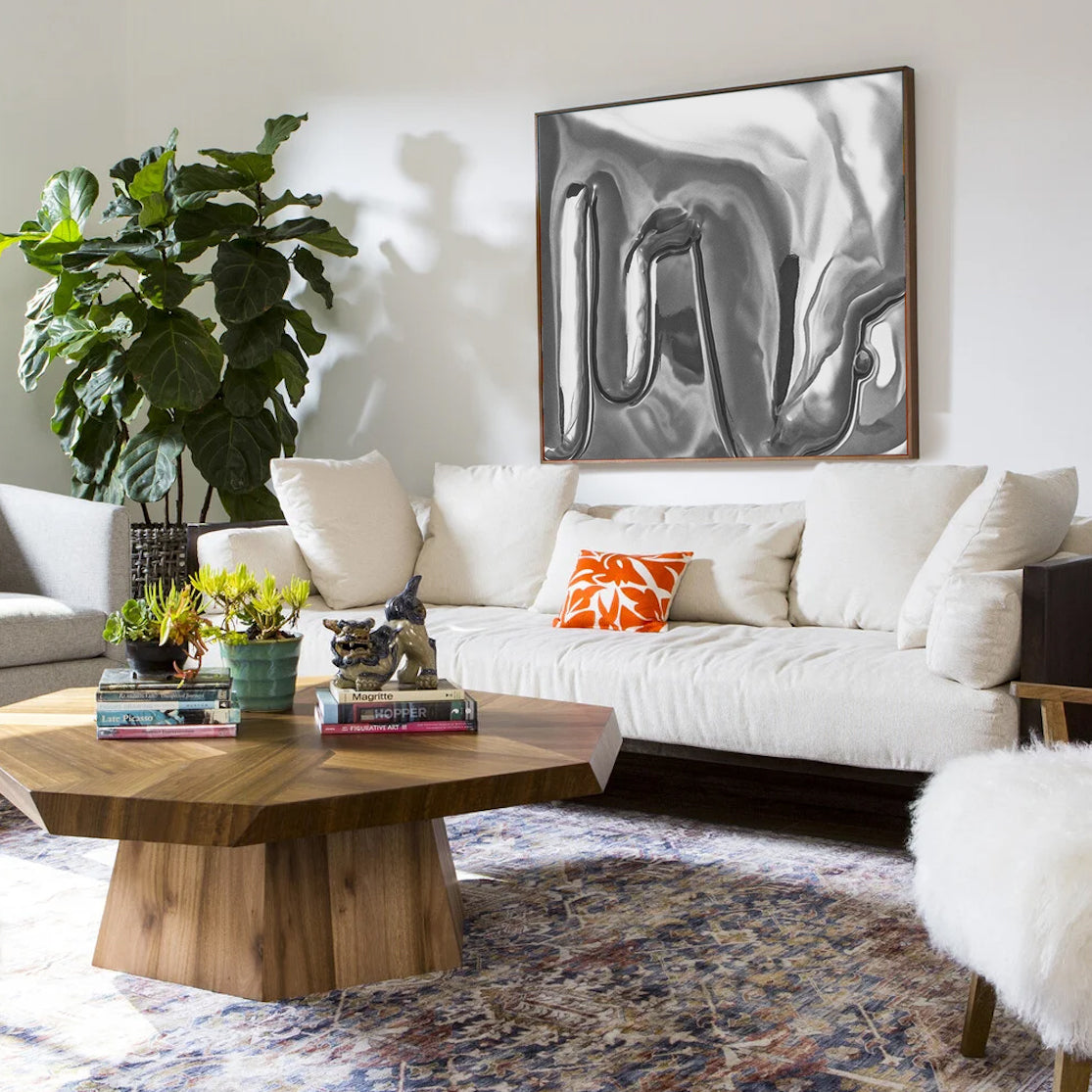 Canvas Print: "Chrome Drip"