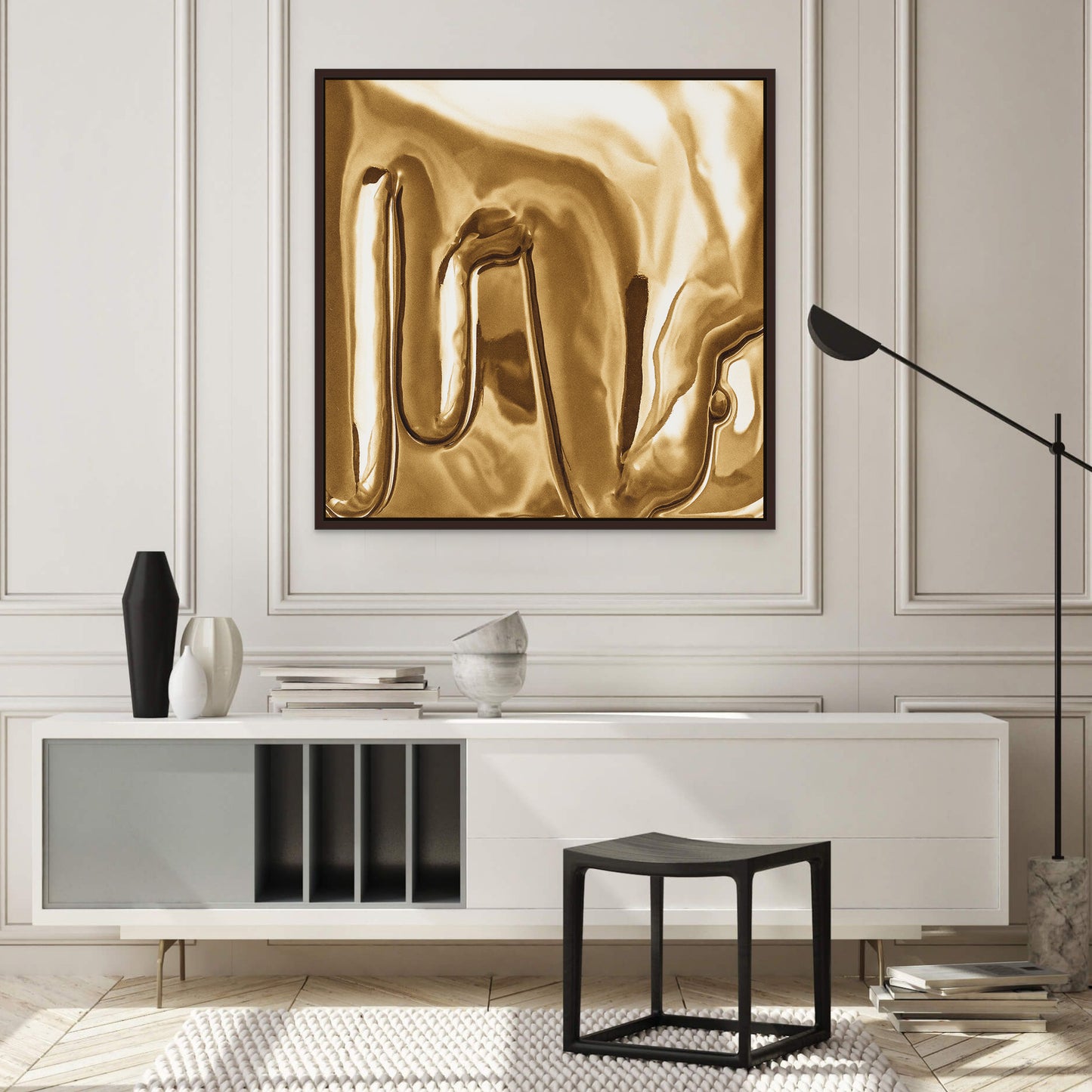 Canvas Print: "Gold Drip"
