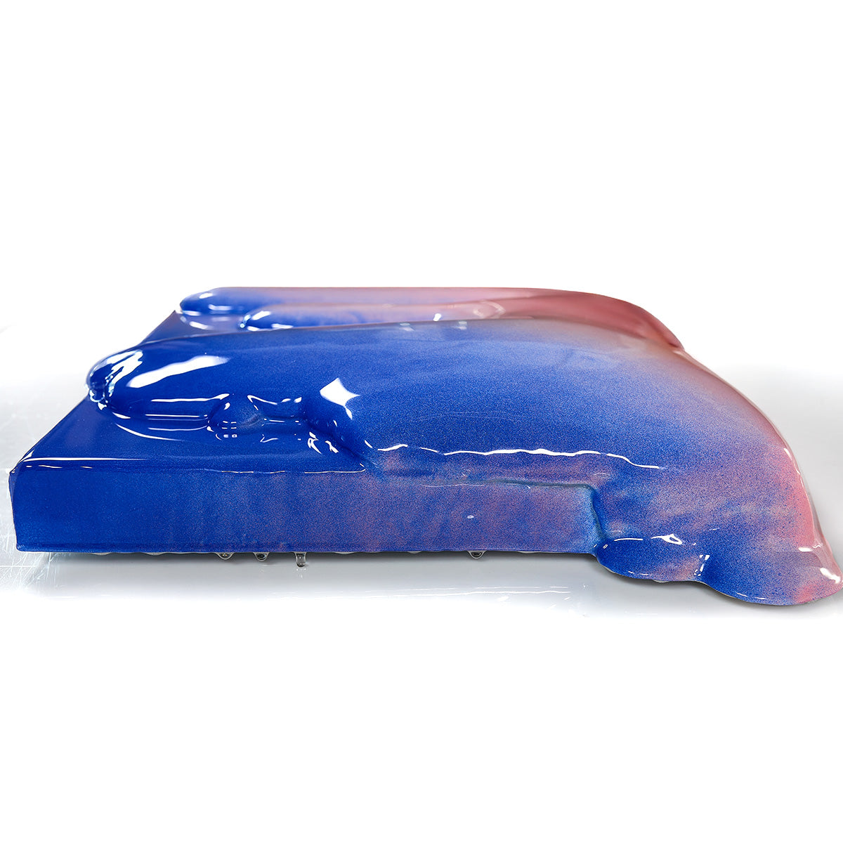 32x32cm | DRIP Serie .A - Pink to Cobalt Blue