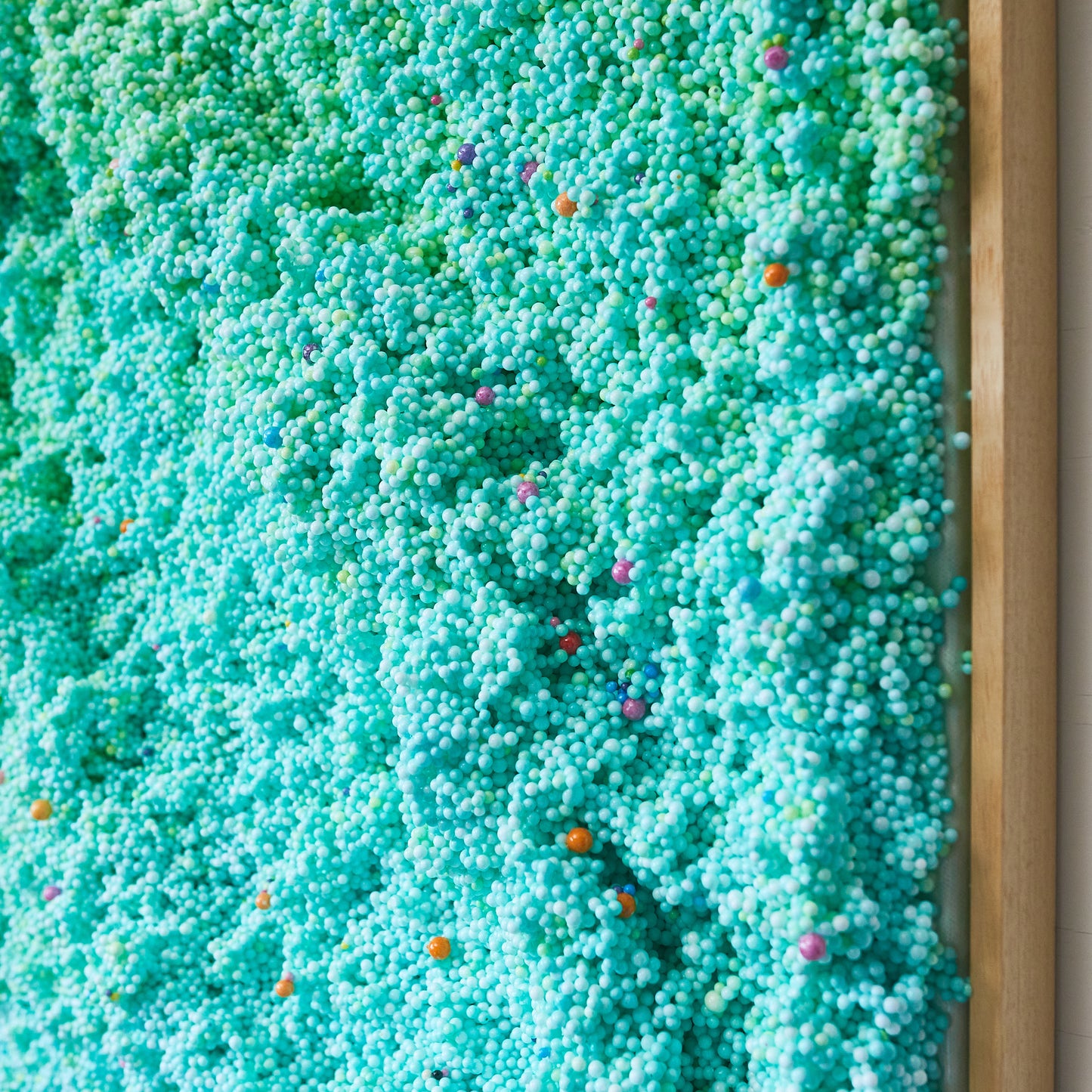 Sprinkles "Green to BlueGreen" | 60x60cm