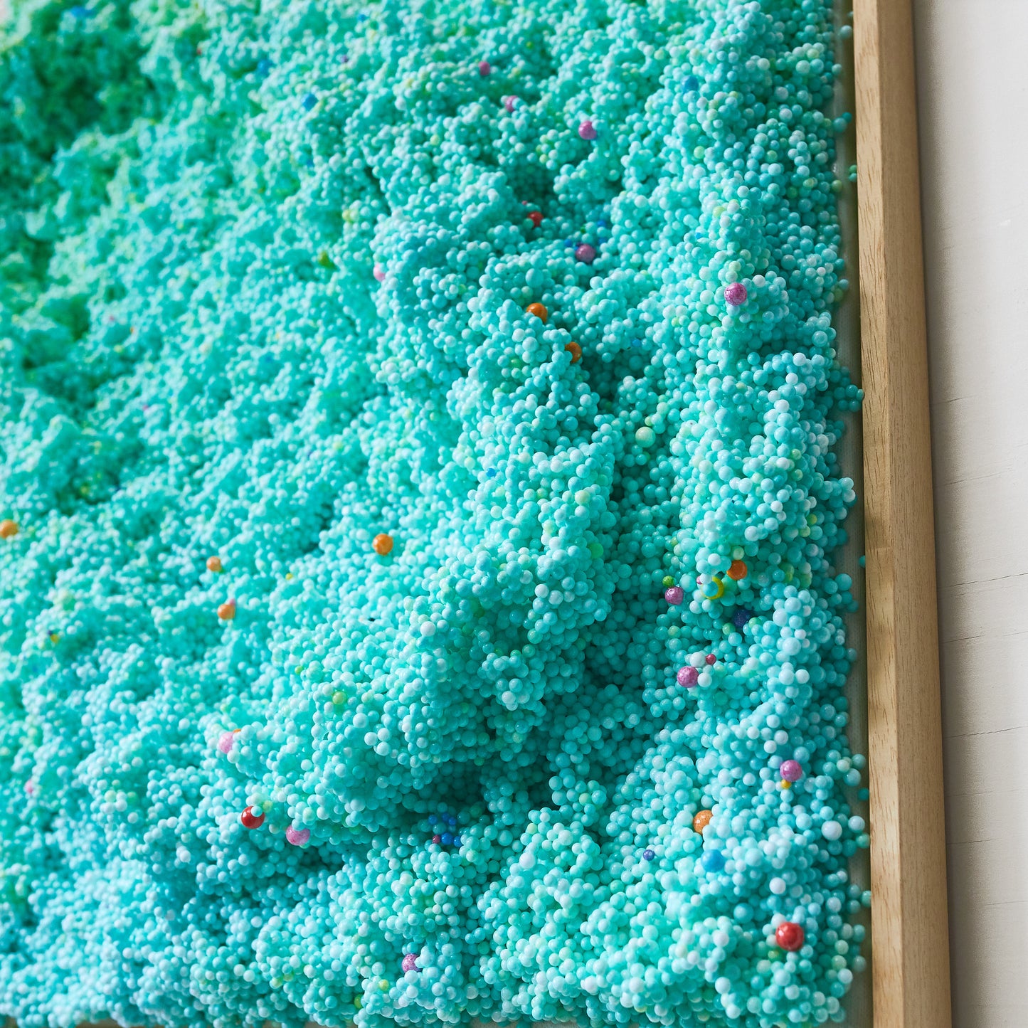Sprinkles "Green to BlueGreen" | 60x60cm