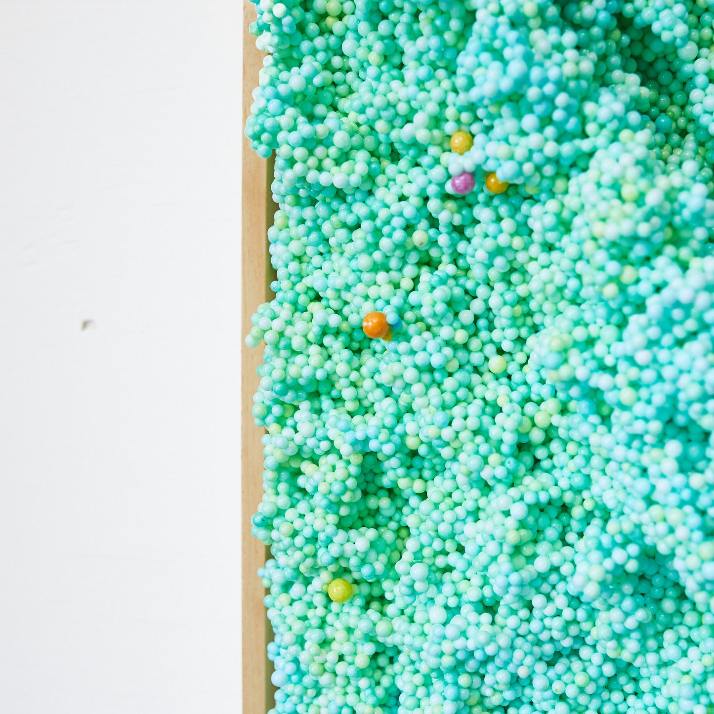 Sprinkles "Green to BlueGreen" | 60x60cm