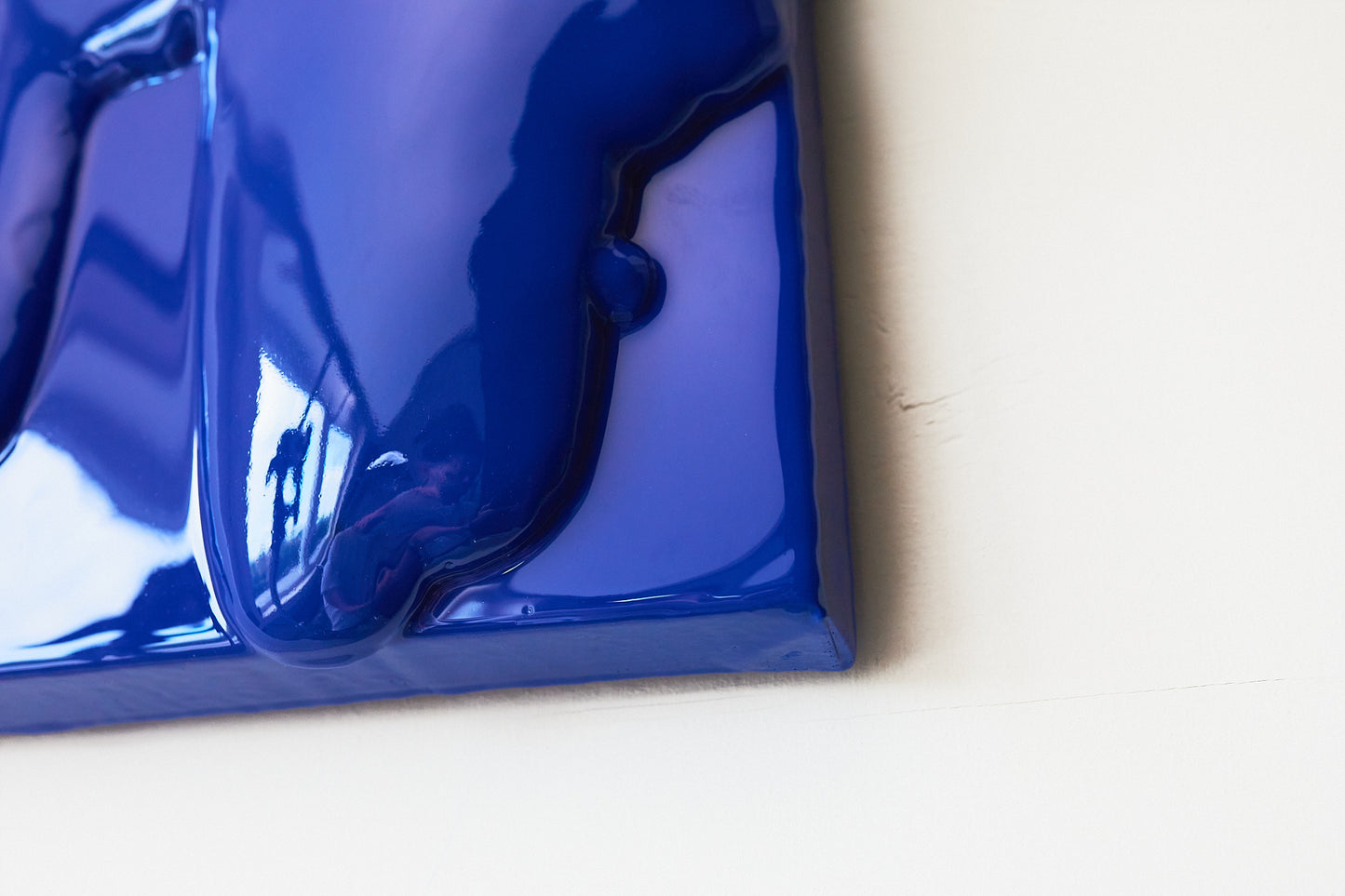 32x32cm | DRIP Serie .A Blue
