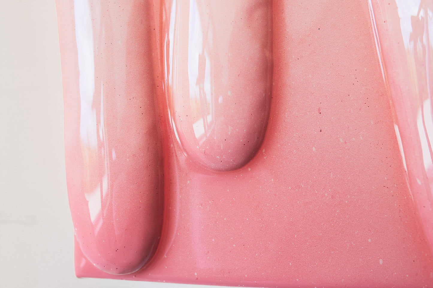 32x32cm | DRIP Serie .A | Orange to Pink