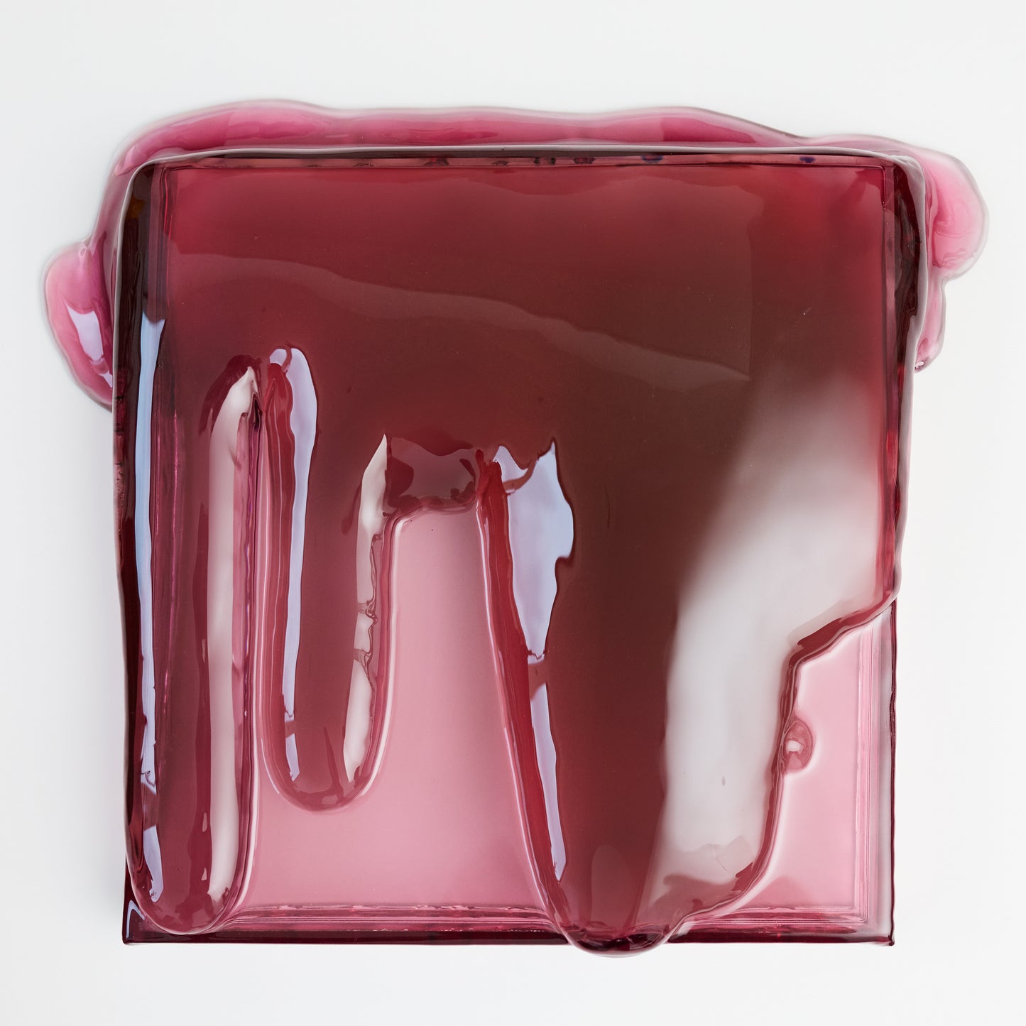 32x32cm | DRIP Serie .A WineRed