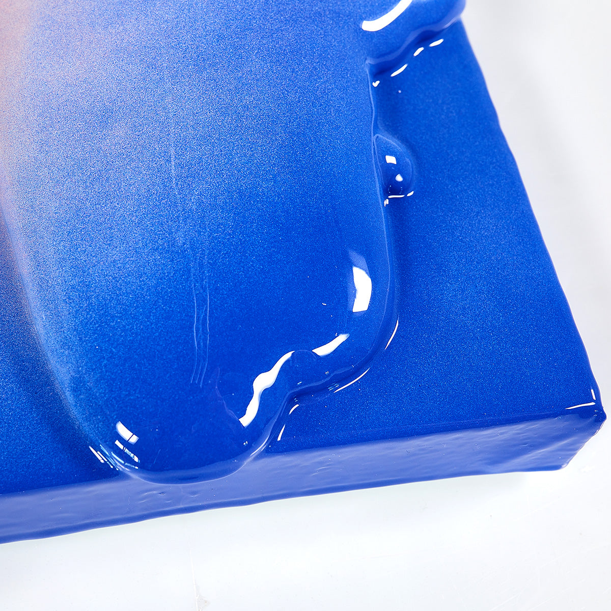32x32cm | DRIP Serie .A - Pink to Cobalt Blue