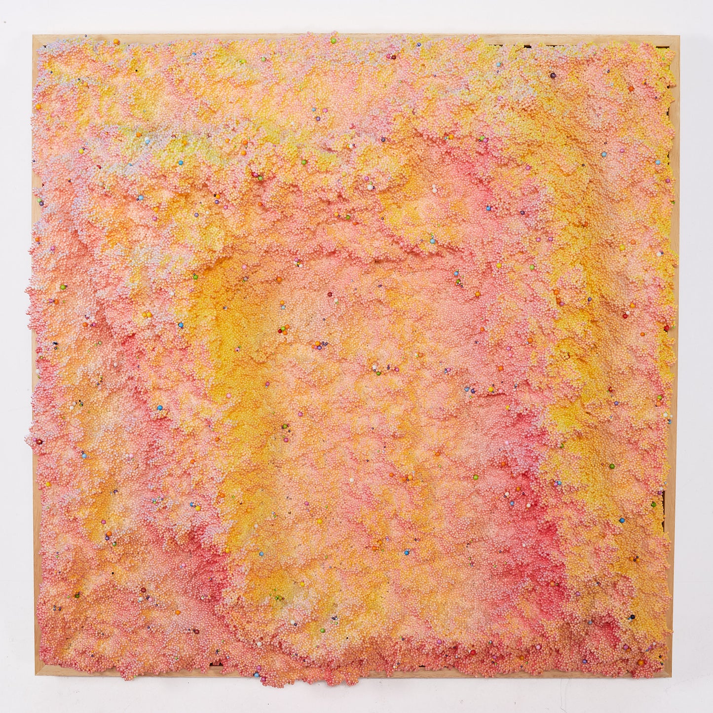 Sprinkles "Pink to Yellow" | 100x100cm