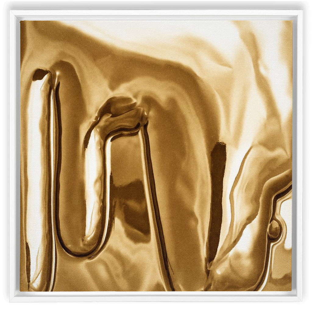 Canvas Print: "Gold Drip"