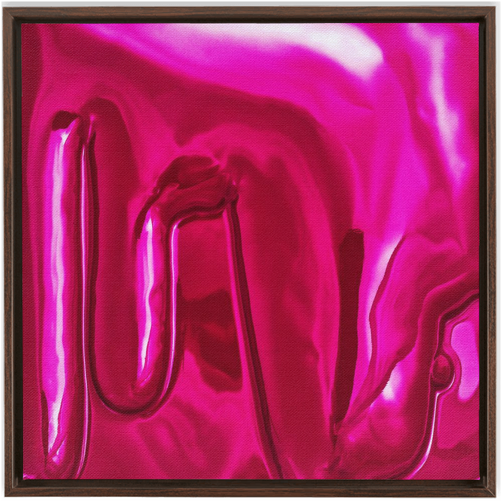 Canvas Print: "Pink Drip"
