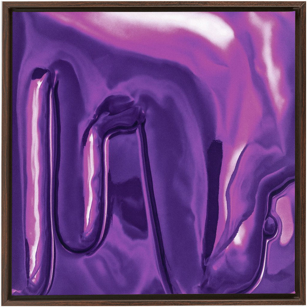Canvas Print: "Purple Drip"
