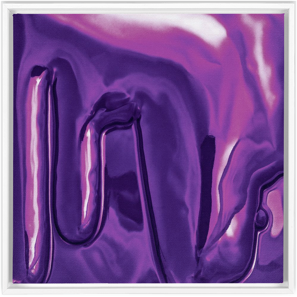 Canvas Print: "Purple Drip"