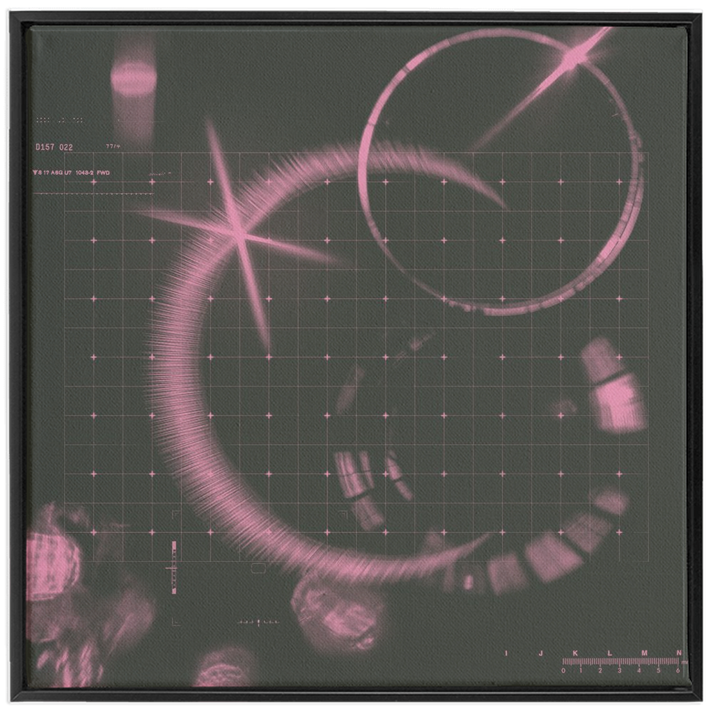 Canvas Print: "Disrupted Unity 007"