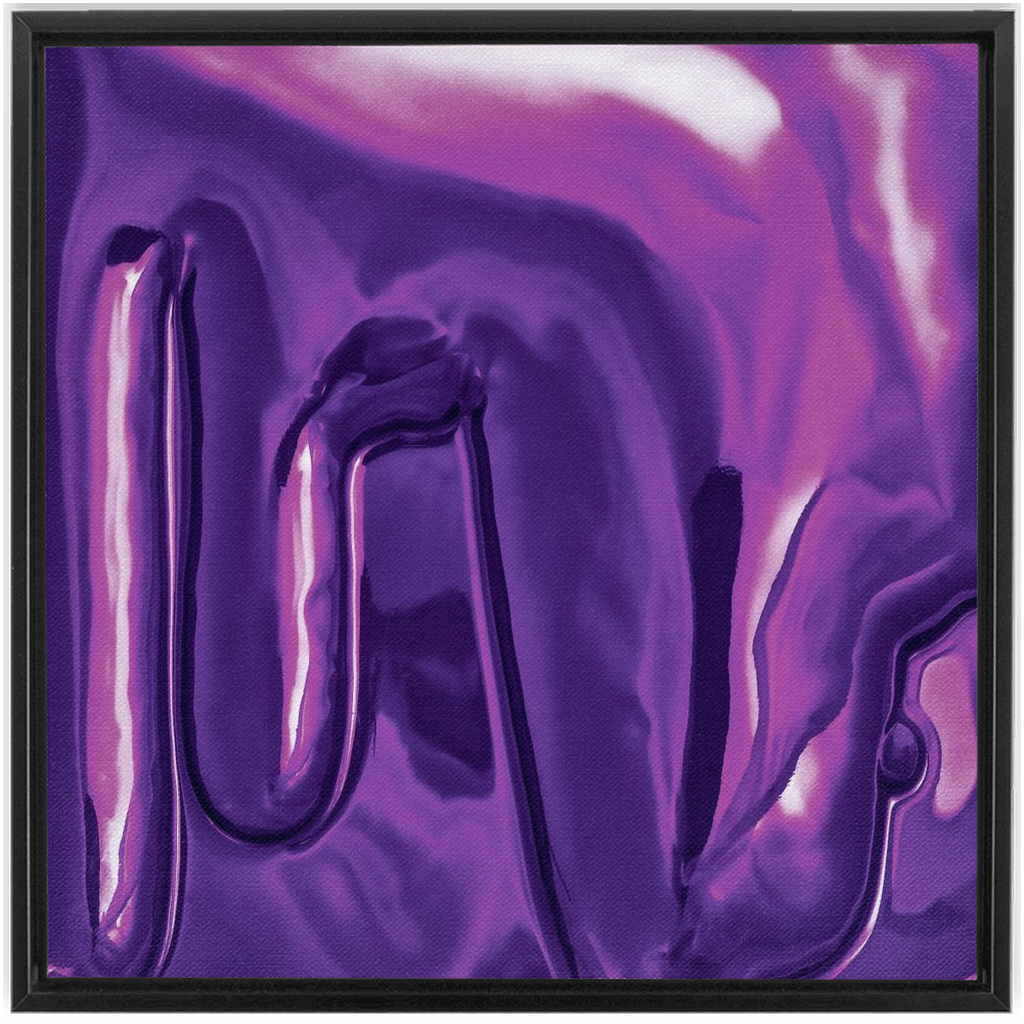 Canvas Print: "Purple Drip"