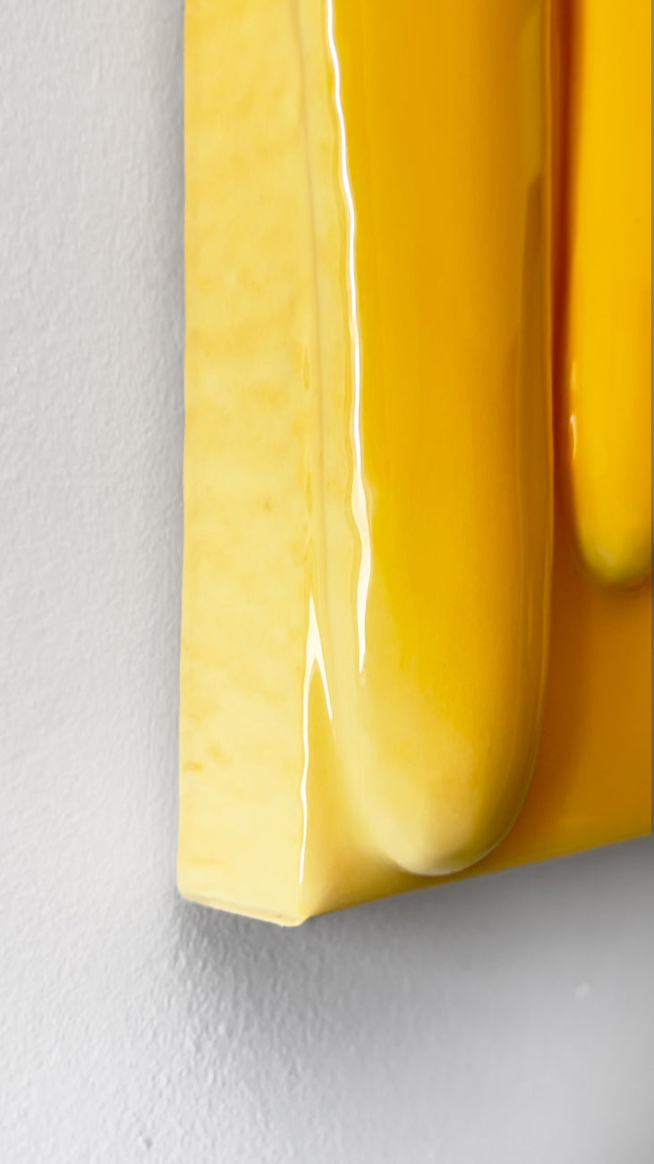 32x32cm | DRIP Serie .A - Yellow