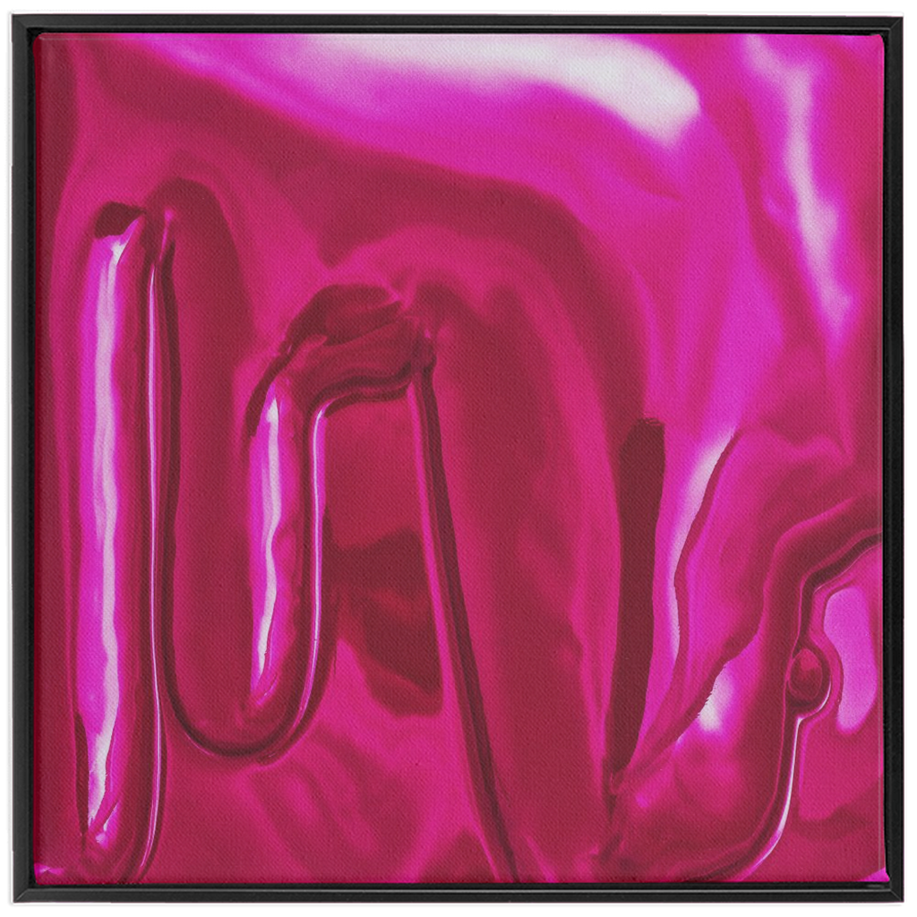 Canvas Print: "Pink Drip"