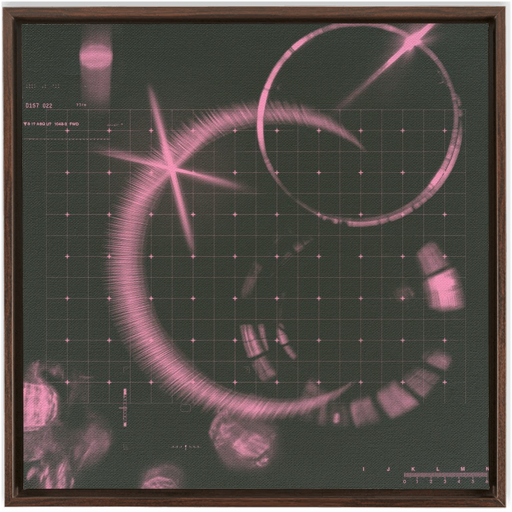 Canvas Print: "Disrupted Unity 007"