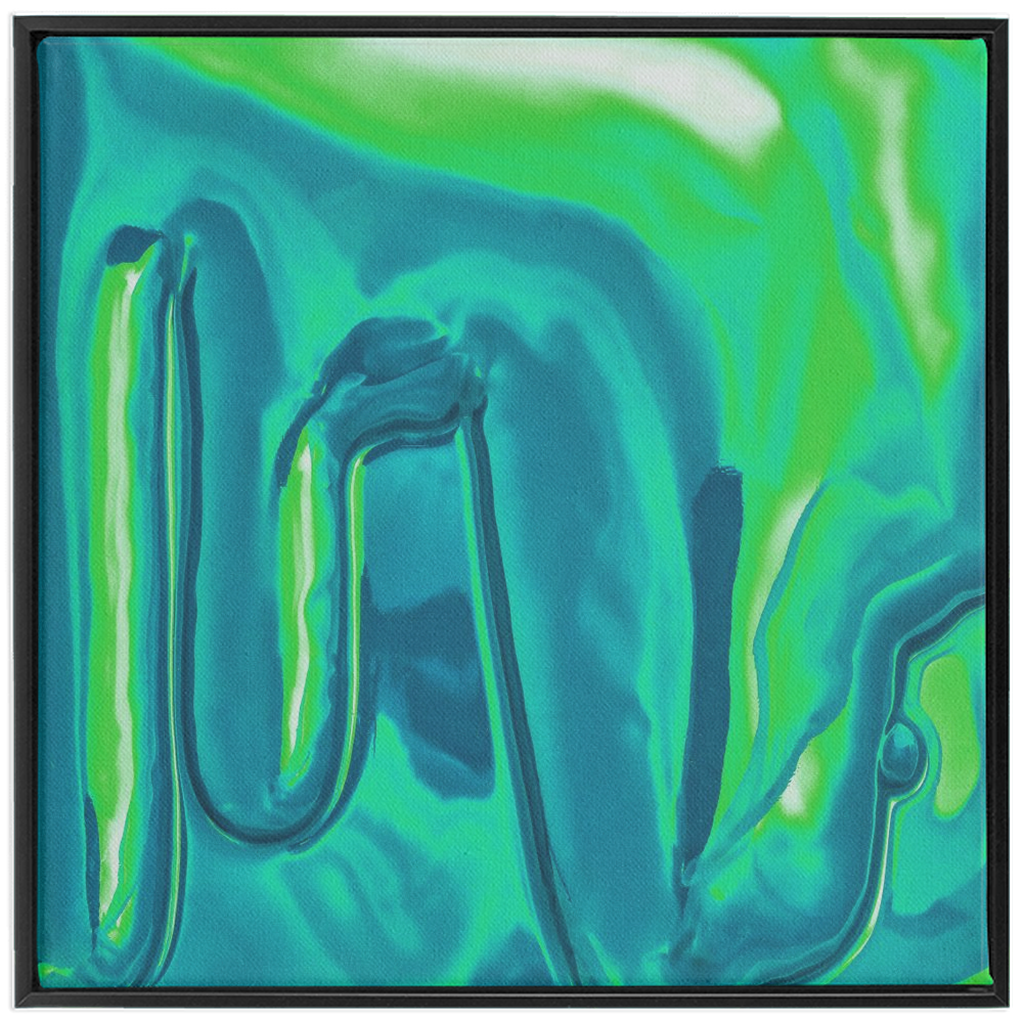 Canvas Print: "Greeeen Drip"