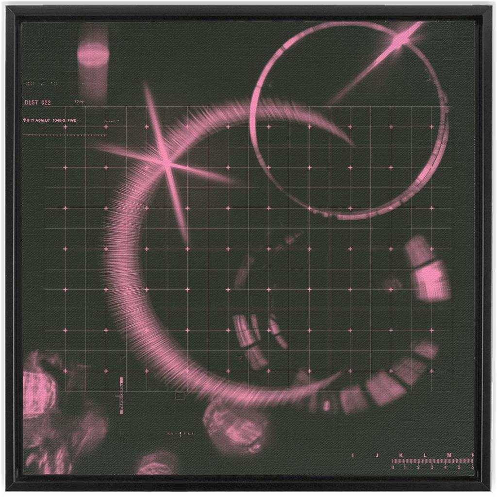 Canvas Print: "Disrupted Unity 007"